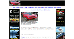 Desktop Screenshot of moparscreensavers.com