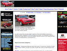 Tablet Screenshot of moparscreensavers.com